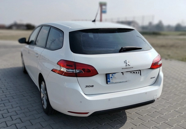 Peugeot 308 cena 31200 przebieg: 262200, rok produkcji 2015 z Piła małe 301